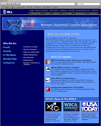 WBCA Home